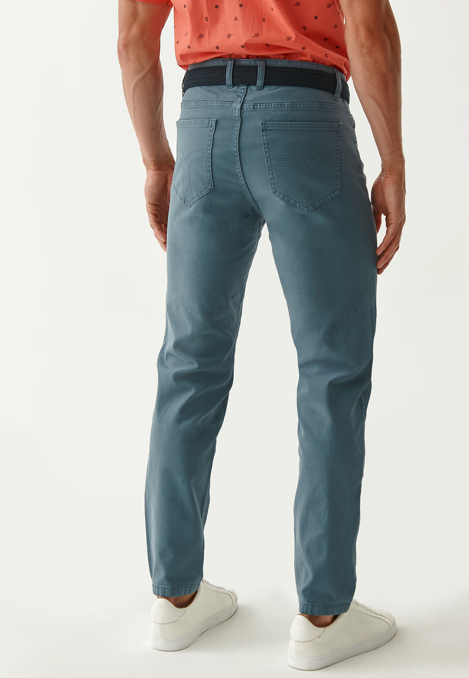 SPODNIE MĘSKIE CORGIE 1 SPODNIE MĘSKIE CORGIE 1 NIEBIESKI 75749