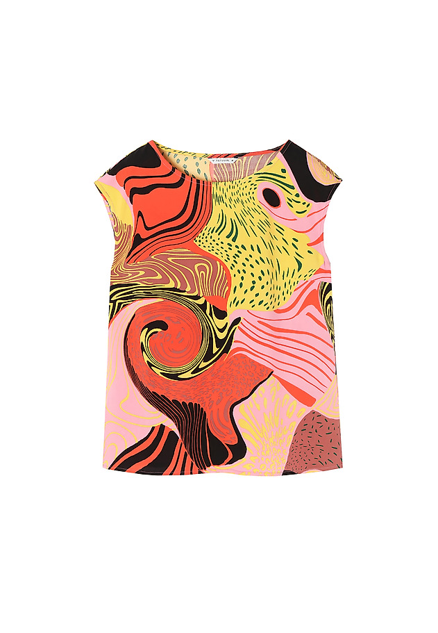 BLUZĂ AFELI CU MODEL BLUZĂ AFELI CU MODEL MULTICOLOR 4