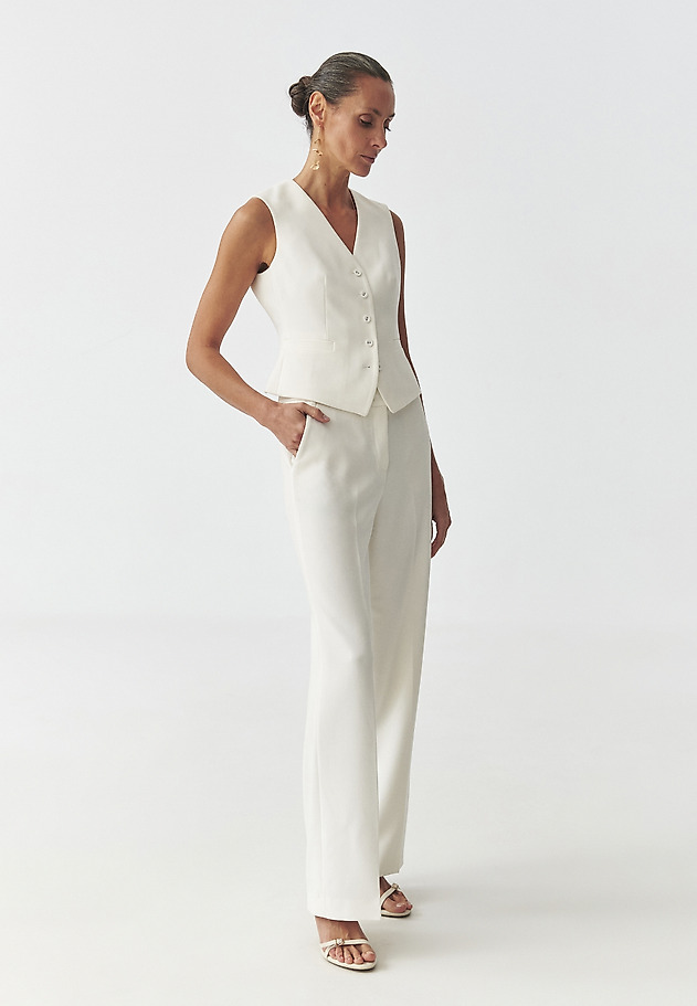 SUIT WAISTCOAT — RONITA 6 SUIT WAISTCOAT — RONITA 6 ECRU 5