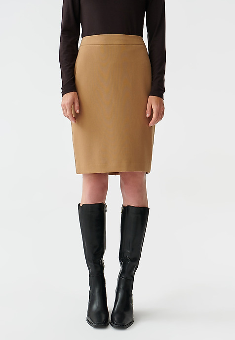 LADIES’ PENCIL SKIRT KAMEFI BEIGE 2