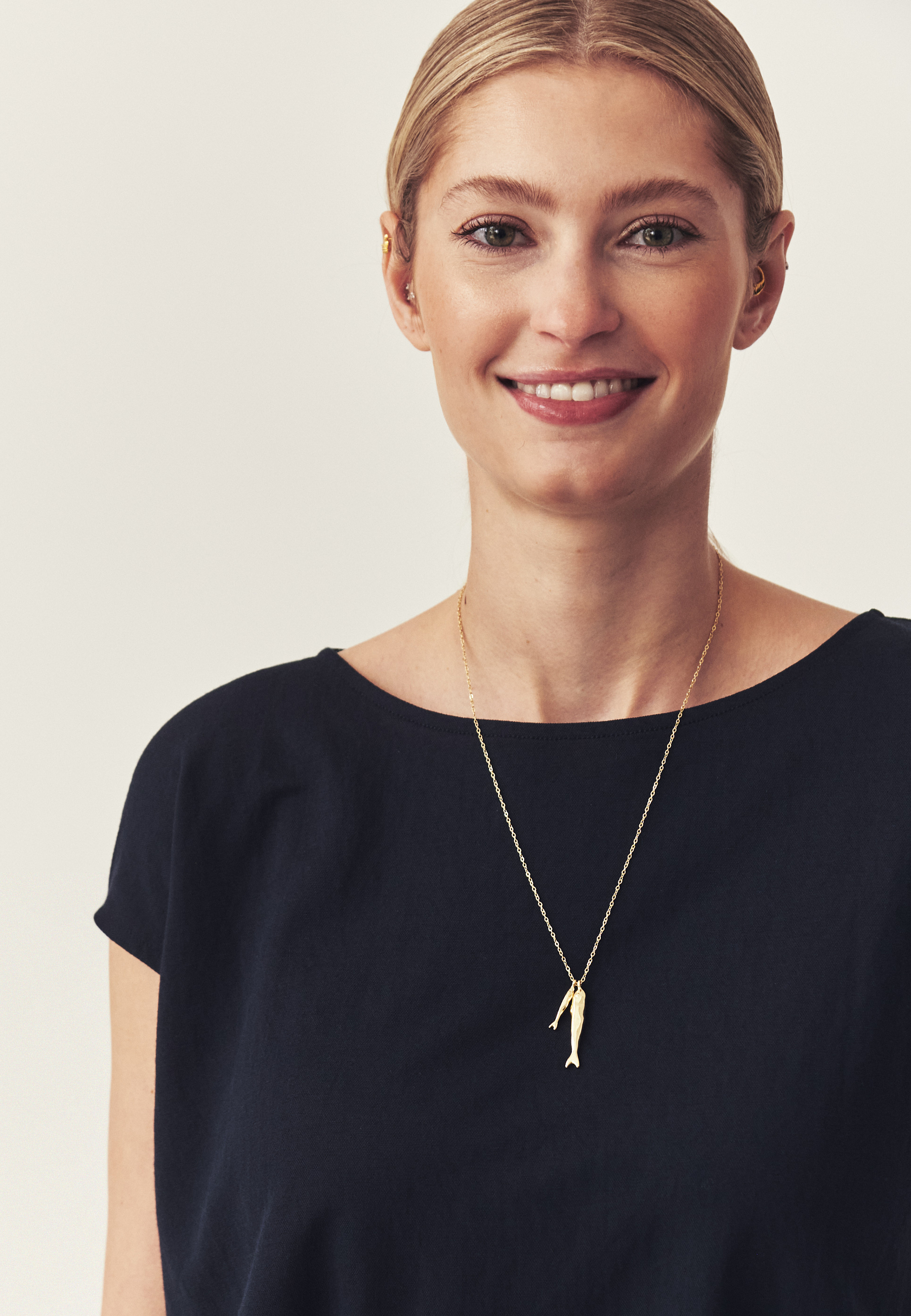 SALOPETĂ TRICOTATĂ CU CUREA - AGAJANA BLEUMARIN 2