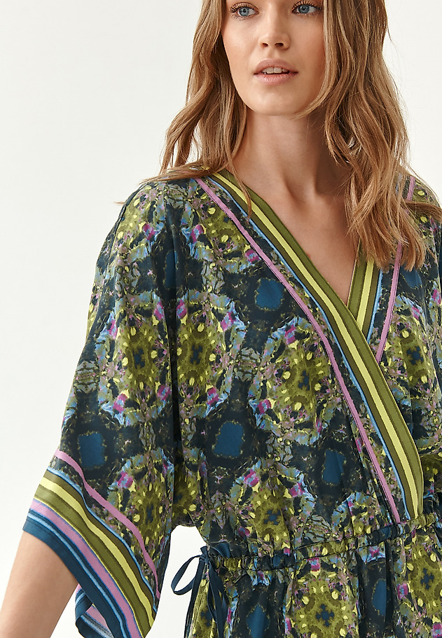 LADIES' WRAP TUNIC BLOUSE MONKONA LADIES' WRAP TUNIC BLOUSE MONKONA MULTIKOLOR 3