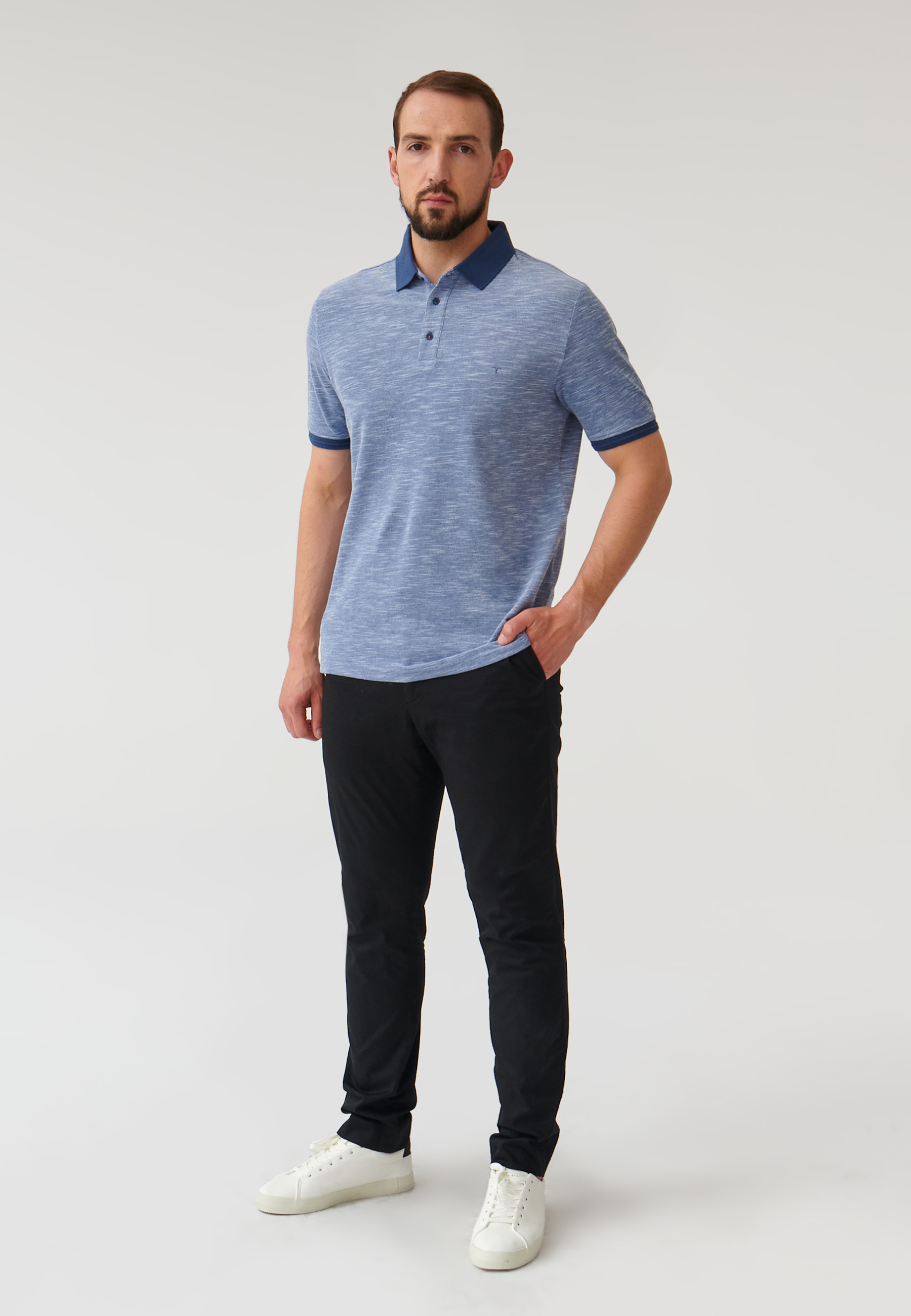 TRICOU POLO TRICOTAT PENTRU BĂRBAȚI JAY 1