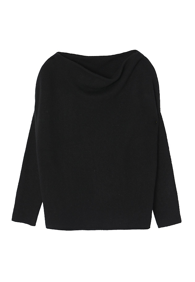 LADIES’ SWEATER WITH DECORATIVE NECKLINE ATI LADIES’ SWEATER WITH DECORATIVE NECKLINE ATI CZARNY 8