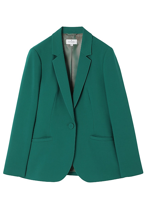 CLASSIC BUTTON-DOWN BLAZER - RAMONA GREEN 2