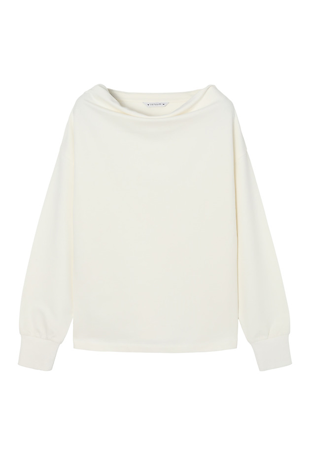 STYLISH LADIES’ SWEATSHIRT WITH WATER NECKLINE - MALIA STYLISH LADIES’ SWEATSHIRT WITH WATER NECKLINE - MALIA ECRU 6