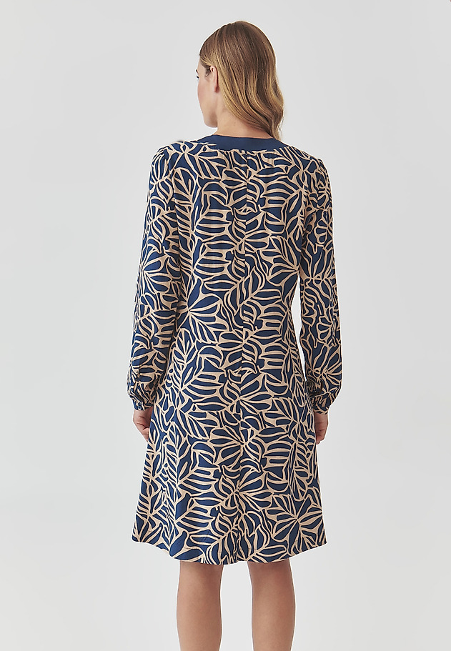LADIES’ DRESS IN GEOMETRIC PATTERN - NERTAMI LADIES’ DRESS IN GEOMETRIC PATTERN - NERTAMI MULTIKOLOR 3