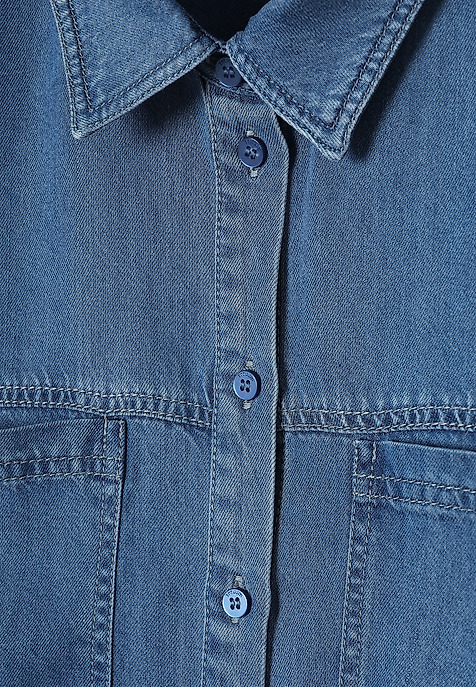 CASUAL LYOCELL SHIRT - NIMINA BLUE 2