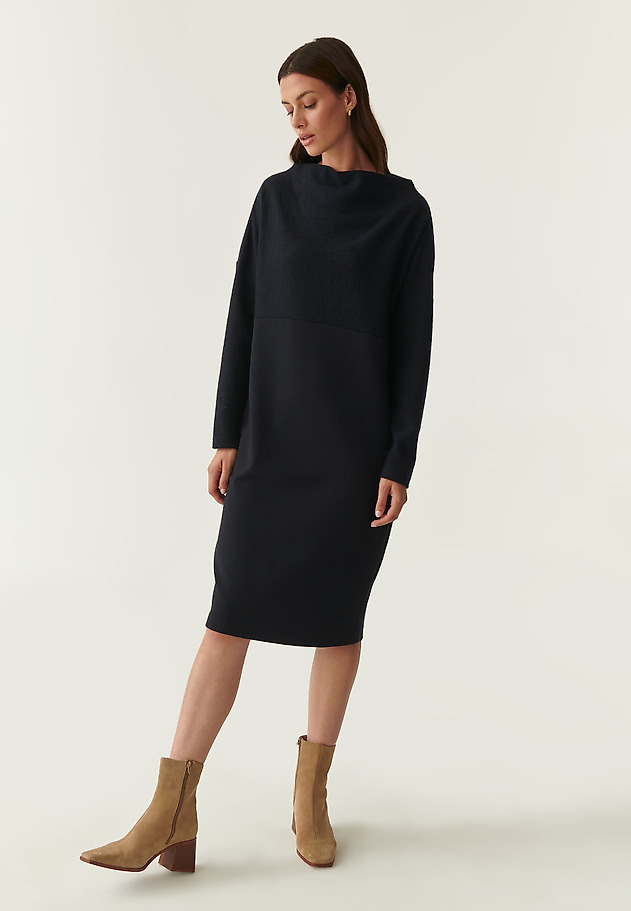 WARM MIDI DRESS DUALI WARM MIDI DRESS DUALI NAVY BLUE 4
