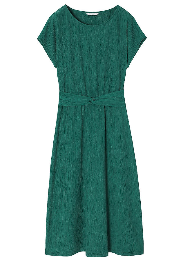 LYOCELL CREPE MIDI DRESS - GIORGIA LYOCELL CREPE MIDI DRESS - GIORGIA GREEN 5