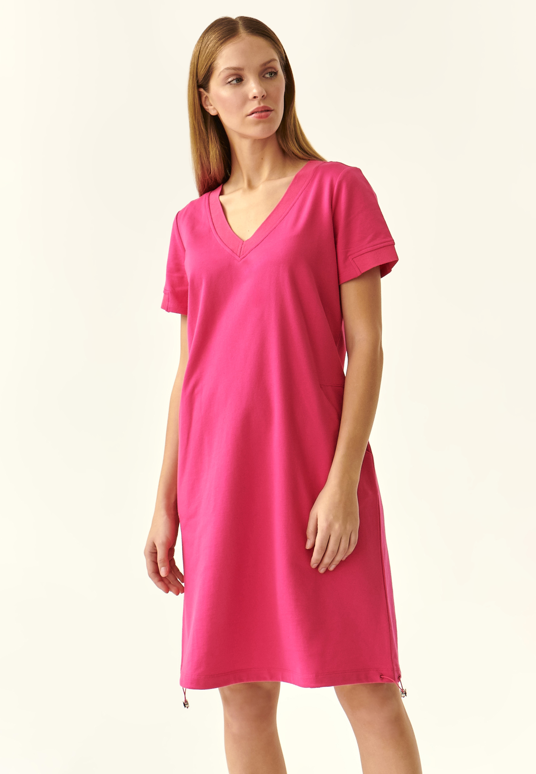 ROCHIE TRICOTATĂ CU MÂNECI SCURTE NAJESTI ROZ 2