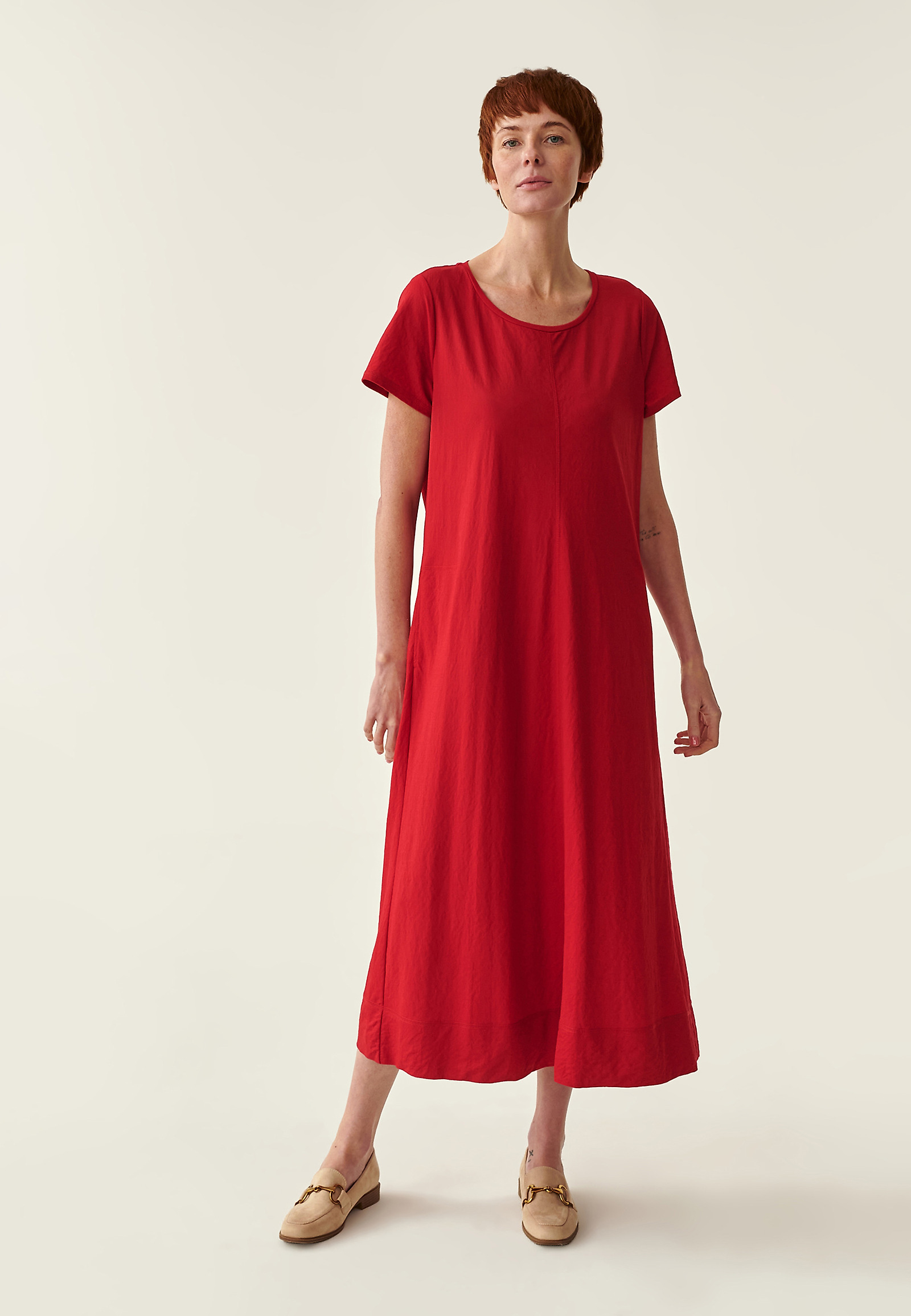 LADIES' MAXI DRESS GARDINA LADIES' MAXI DRESS GARDINA RED 80035