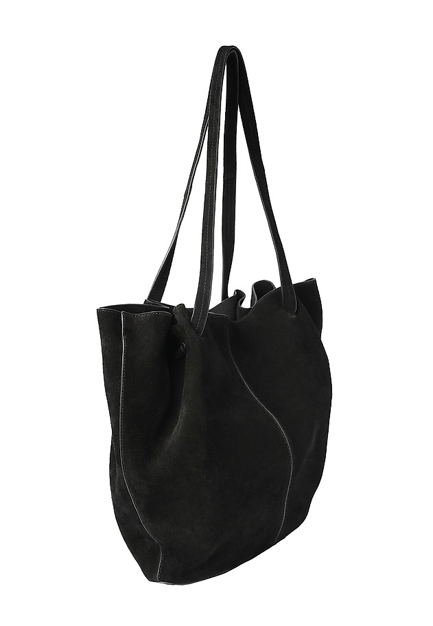 SEMIŠOVÁ TAŠKA S KOZMETICKOU TAŠTIČKOU - ORIA SEMIŠOVÁ TAŠKA S KOZMETICKOU TAŠTIČKOU - ORIA ČIERNA 5