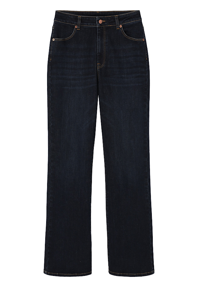 DENIM FLARE TROUSERS - RIFONO 1 DENIM FLARE TROUSERS - RIFONO 1 BLUE 1