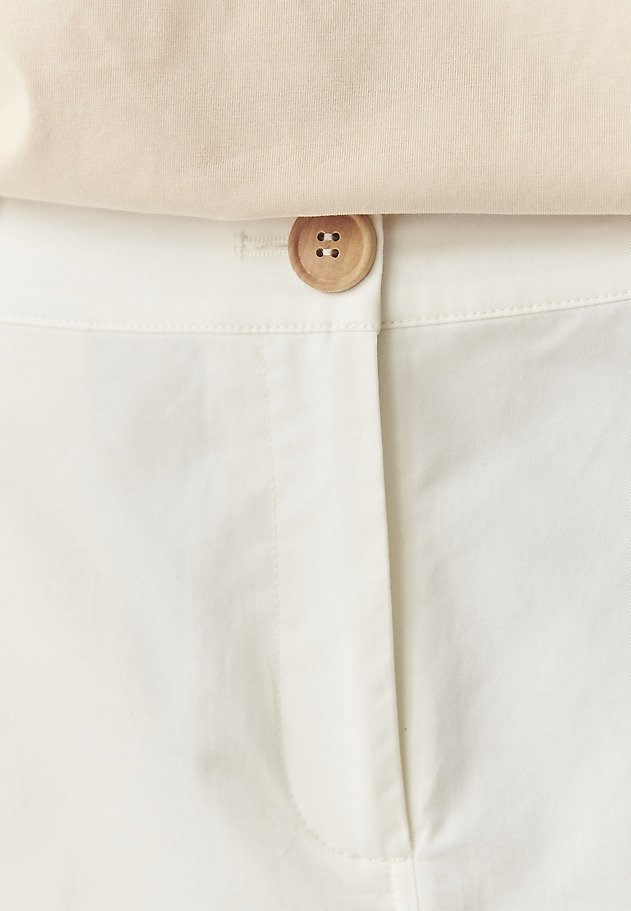 COTTON MIDI SKIRT - PO 2 COTTON MIDI SKIRT - PO 2 WHITE 5