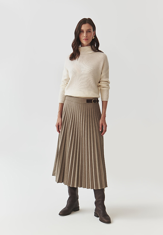CLASSIC LADIES' TURTLENECK JUMPER — BLANCHE CLASSIC LADIES' TURTLENECK JUMPER — BLANCHE ECRU 2