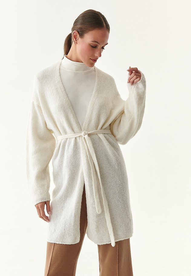 LADIES' WARM CARDIGAN KLARISA LADIES' WARM CARDIGAN KLARISA ECRU 3