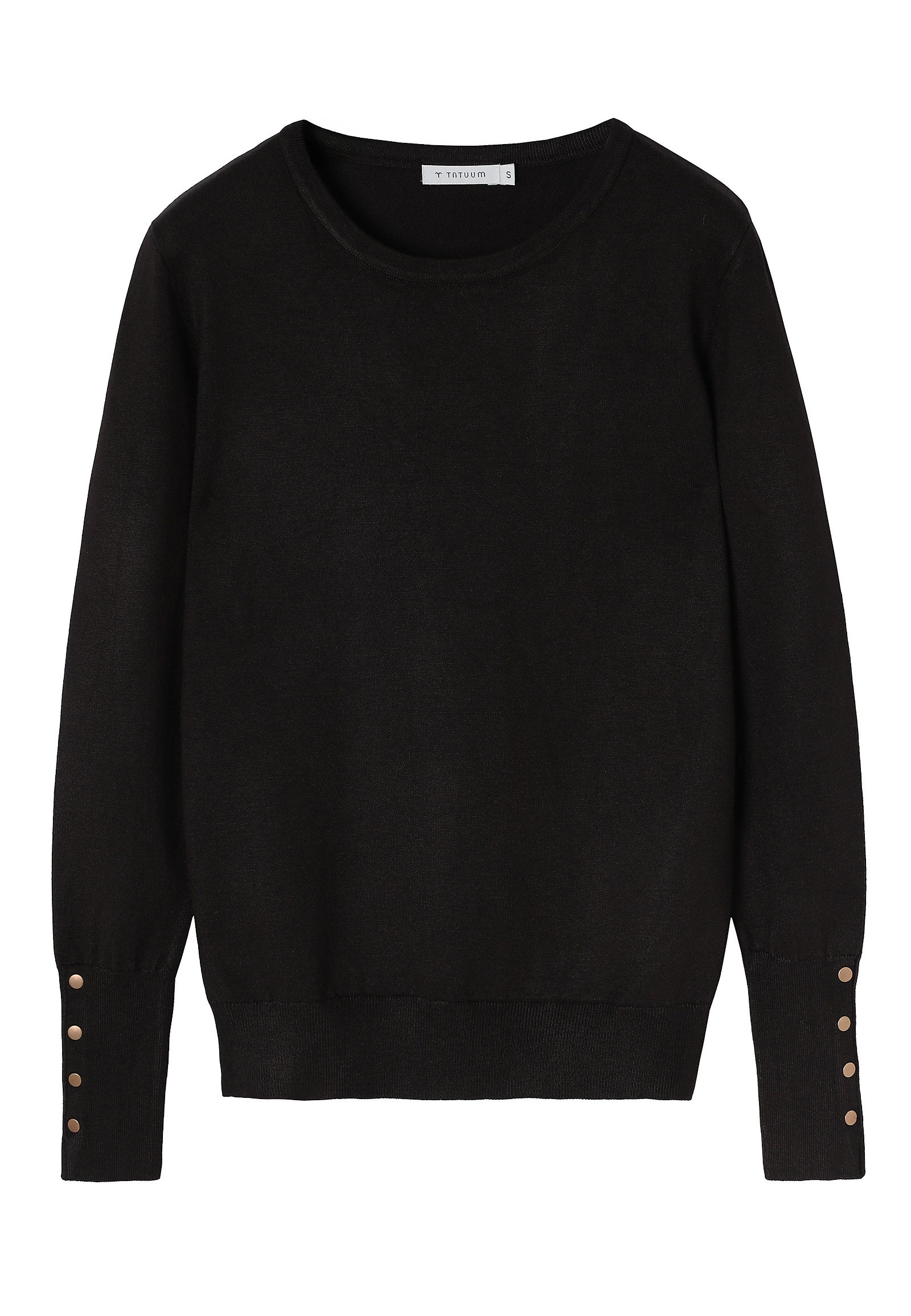 CLASSIC JUMPER WITH CERTIFIED VISCOSE - NICA CLASSIC JUMPER WITH CERTIFIED VISCOSE - NICA BROWN 114009