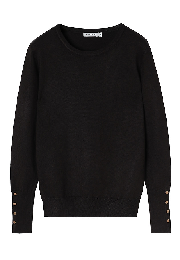 CLASSIC JUMPER WITH CERTIFIED VISCOSE - NICA CLASSIC JUMPER WITH CERTIFIED VISCOSE - NICA BROWN 5