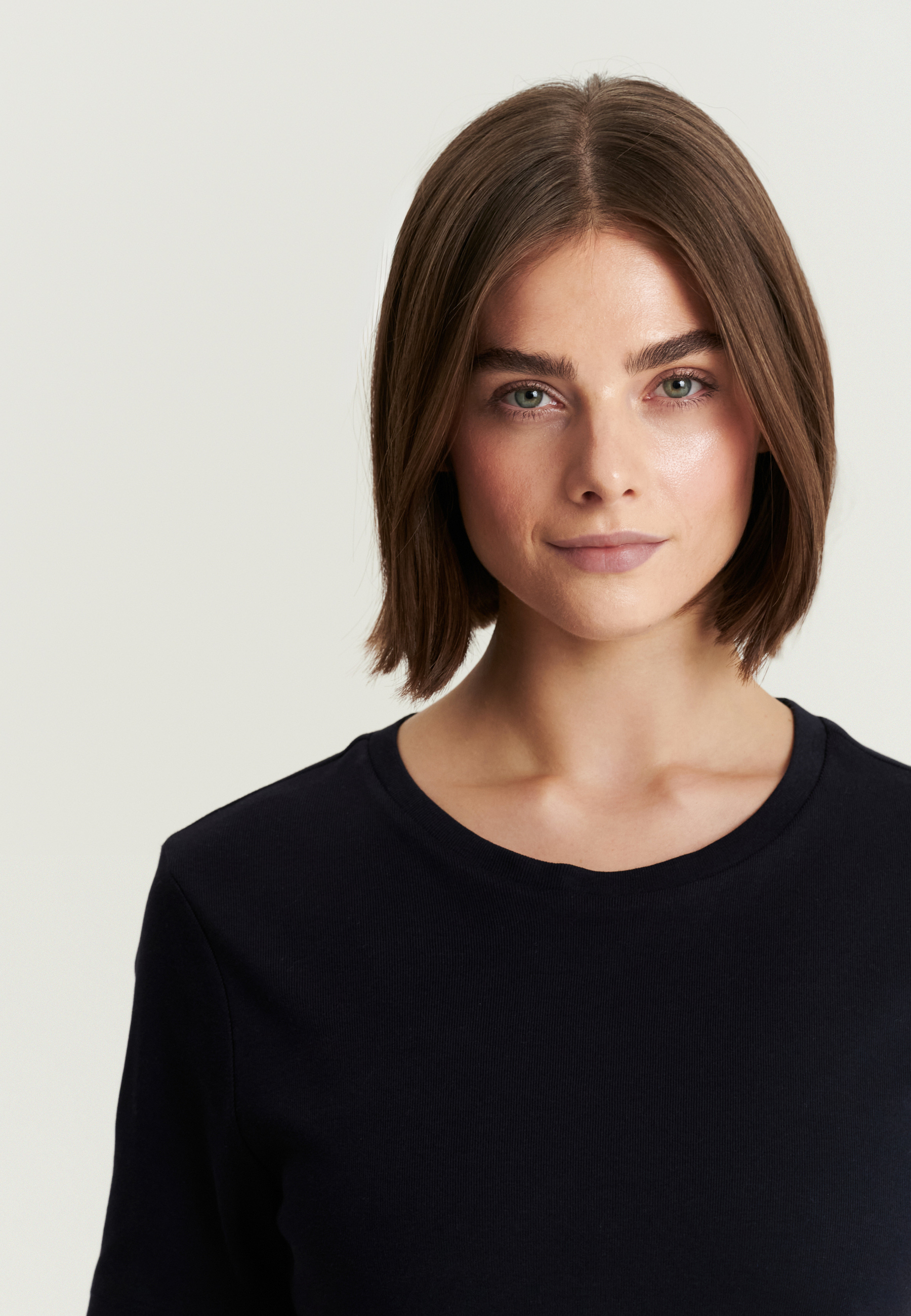 WOMEN'S COTTON T-SHIRT - KIRI NAVY BLUE 2