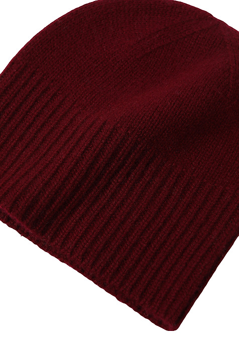 CLASSIC WOOL AND CASHMERE HAT - VELAVIA RED 2