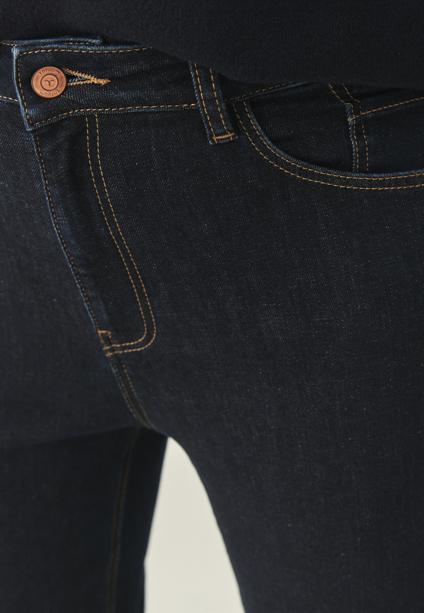 DENIM TROUSERS WITH EXTENDED LEGS - TATAMI NAVY BLUE 2