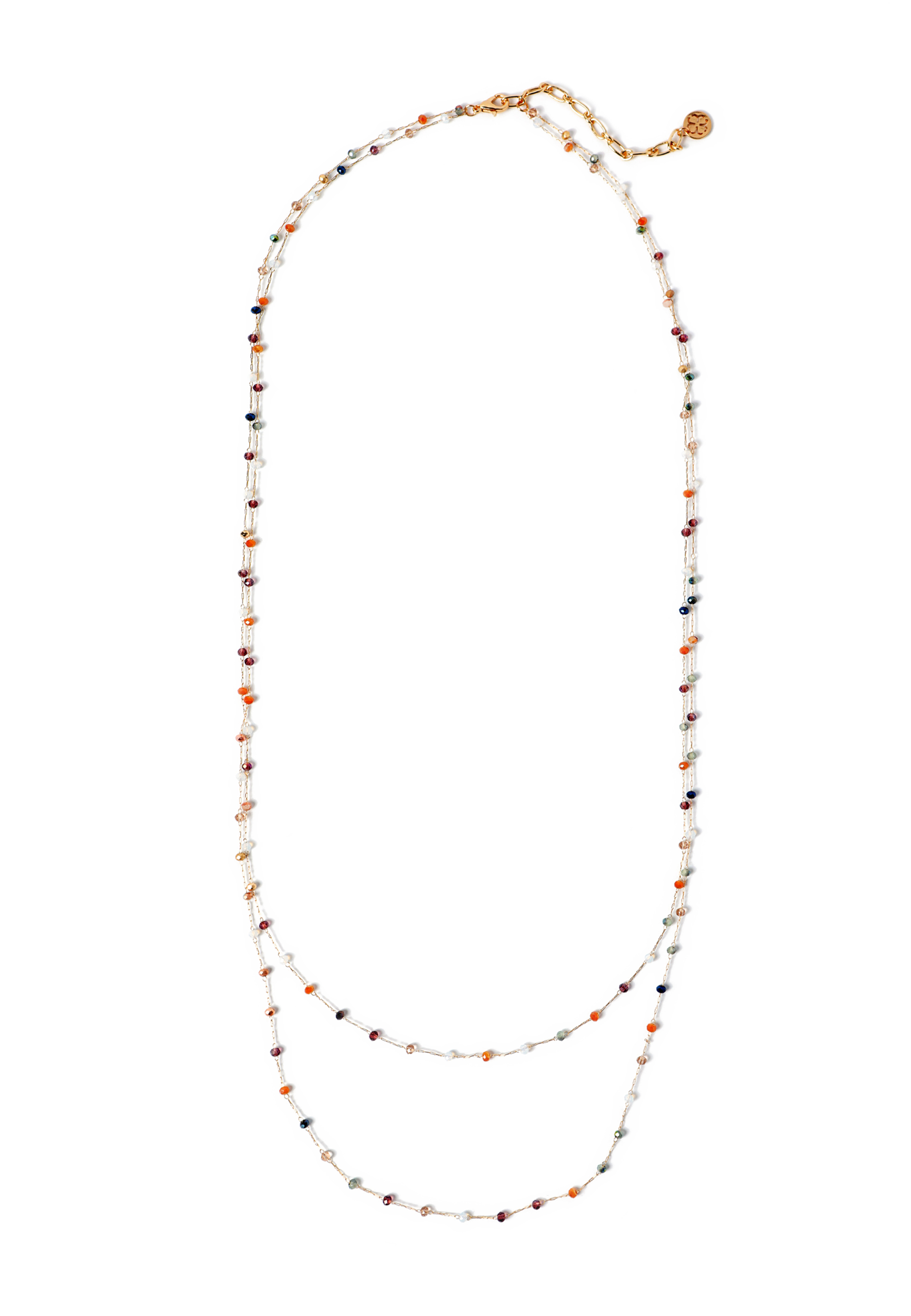 NASZYJNIK Z KOLOROWYMI KORALIKAMI MURILON