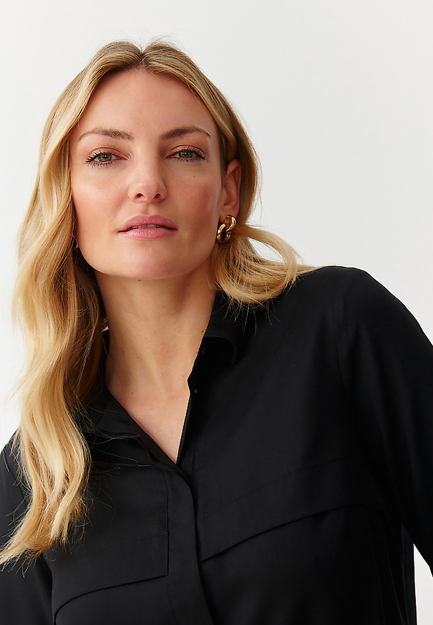 ELEGANT LADIES’ SHIRT - KOROTA ELEGANT LADIES’ SHIRT - KOROTA CZARNY 4