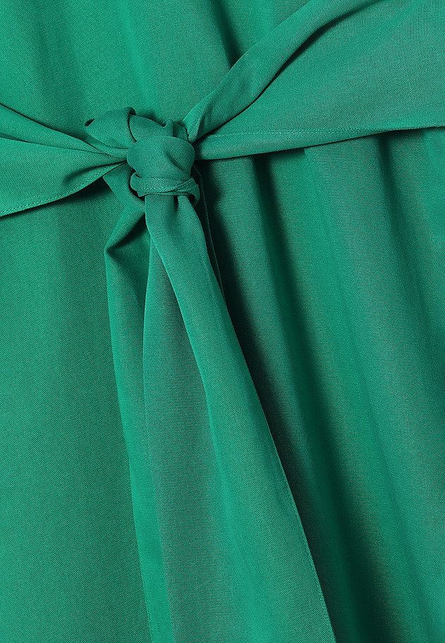 LADIES' MAXI DRESS MADE FROM LYOCELL AND LINEN GOGI LADIES' MAXI DRESS MADE FROM LYOCELL AND LINEN GOGI GREEN 8