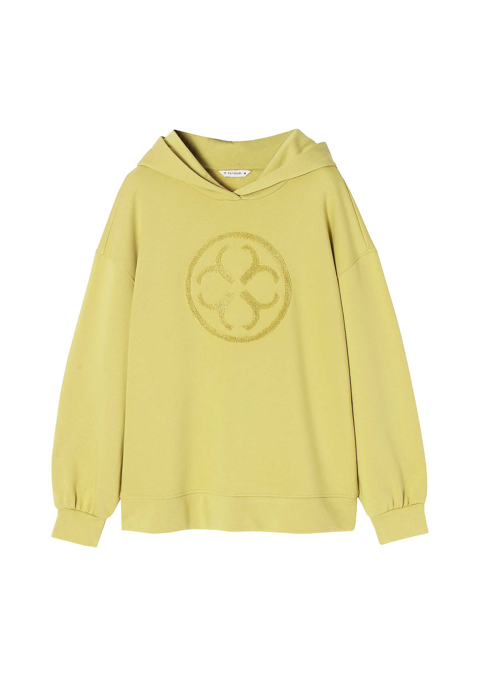 BLUZA DAMSKA Z KAPTUREM PONA BLUZA DAMSKA Z KAPTUREM PONA ZIELONY 80368