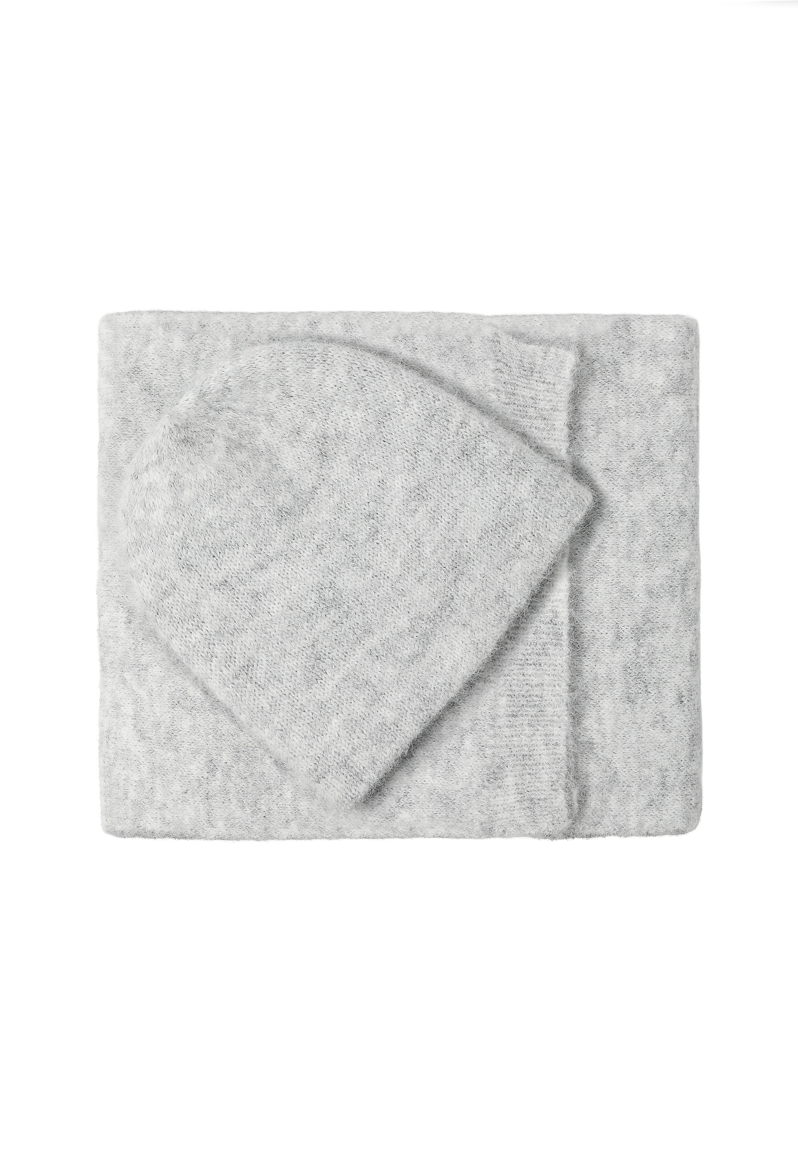 HAT WITH WOOL BLEND - DOVLY HAT WITH WOOL BLEND - DOVLY GREY 115779
