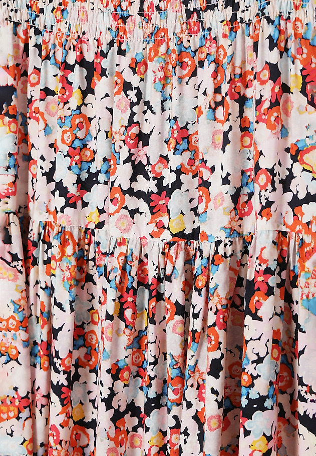 SPÓDNICA MAXI W KWIATOWY PRINT EFIA SPÓDNICA MAXI W KWIATOWY PRINT EFIA MULTIKOLOR 7
