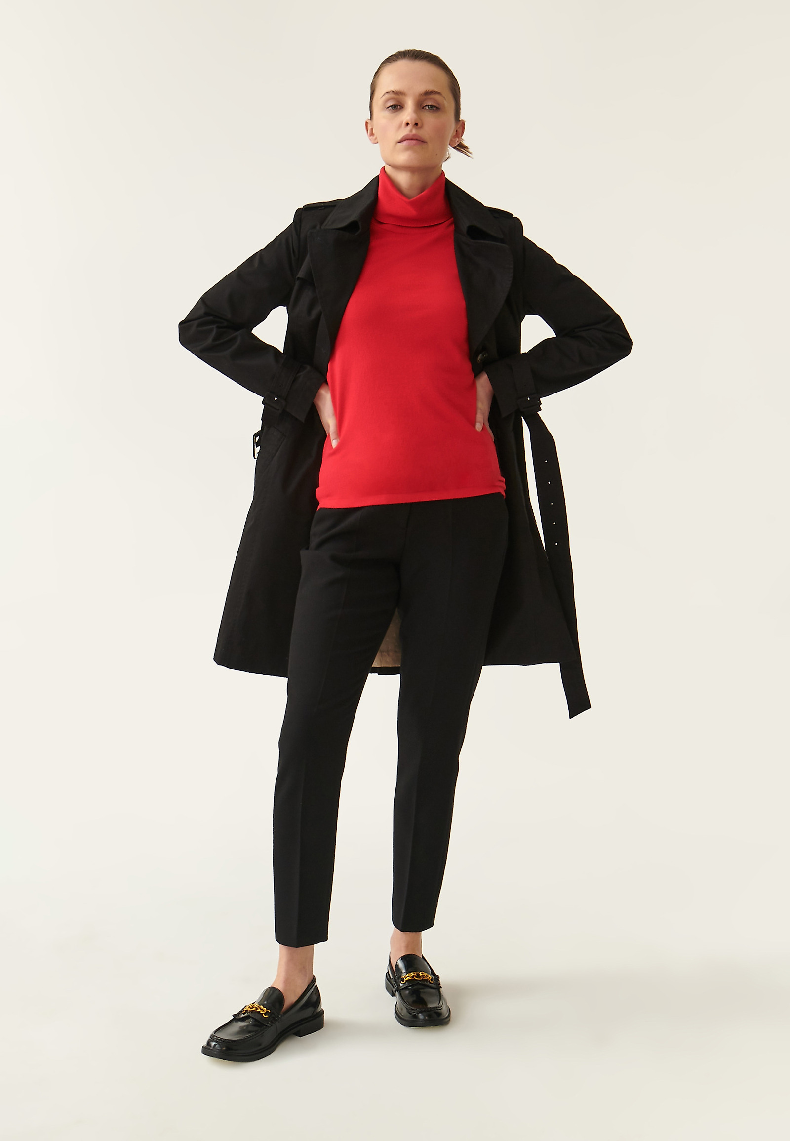 LADIES' TRENCH COAT MEGANA LADIES' TRENCH COAT MEGANA BLACK 85518