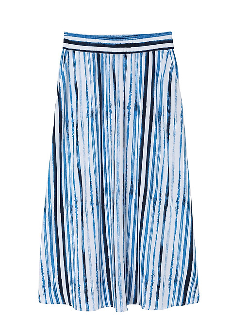 LADIES’ LONG PATTERNED SKIRT - SAND MULTICOLOR 2