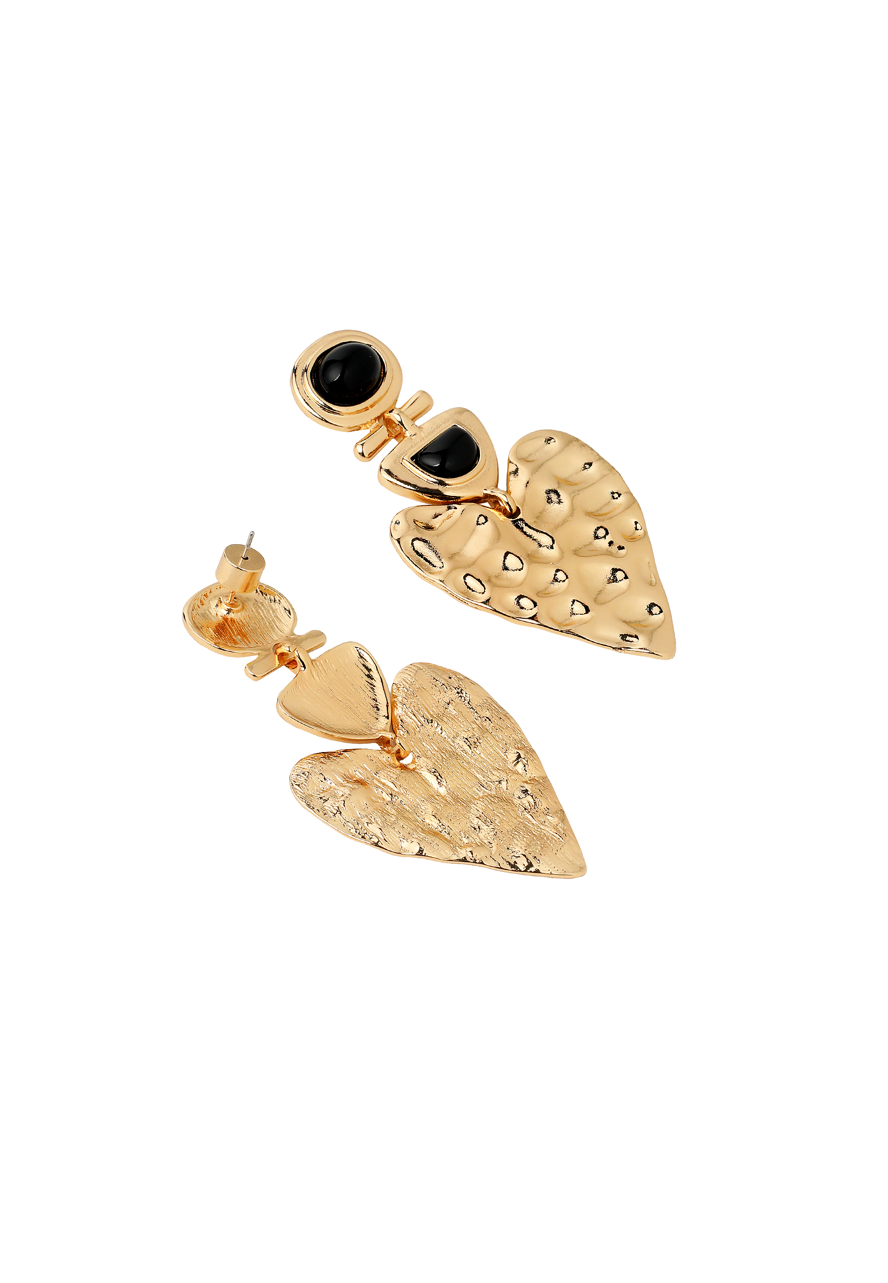 EFEKTOWNE KOLCZYKI Z MOTYWEM SERCA - SERAPHINE