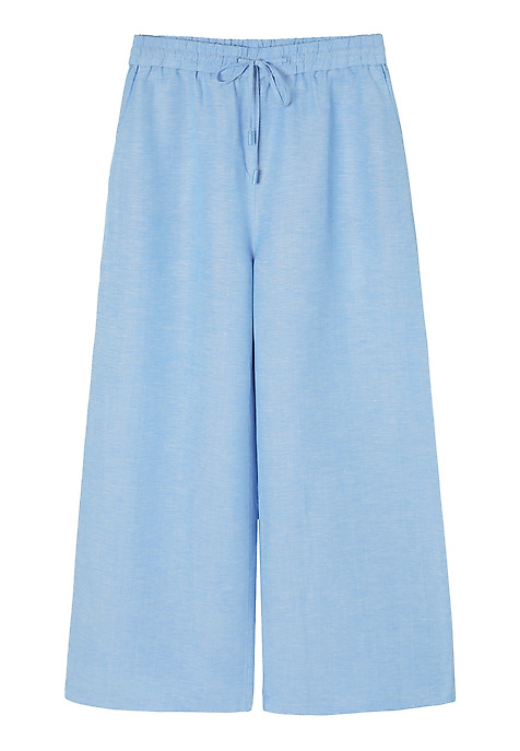 WIDE LEG TROUSERS - PULIO 1 BLUE 2