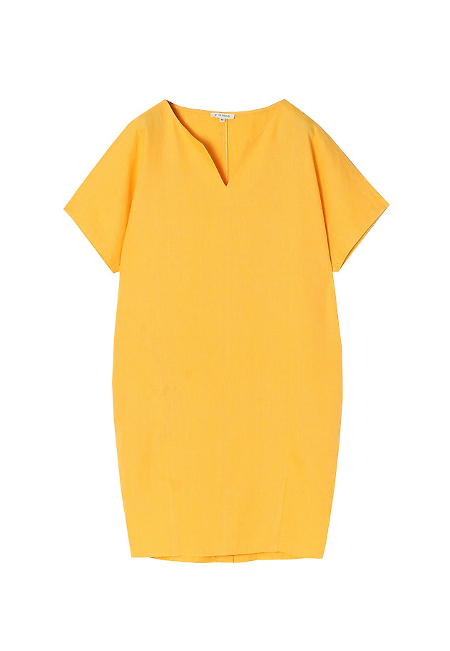 LADIES' LINEN DRESS OWERITA LADIES' LINEN DRESS OWERITA YELLOW 5