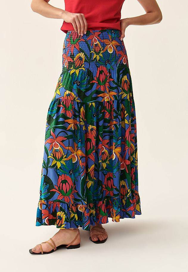 LADIES' FLORAL SKIRT EFIA 4 LADIES' FLORAL SKIRT EFIA 4 MULTIKOLOR 2