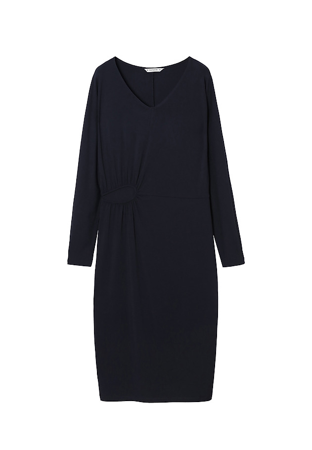 LADIES' WRINKLED DRESS WRINSA LADIES' WRINKLED DRESS WRINSA NAVY BLUE 5