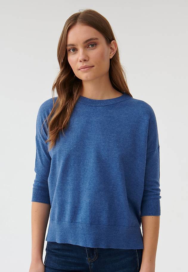 LADIES’ OVERSIZED SWEATER IMONA LADIES’ OVERSIZED SWEATER IMONA BLUE 1