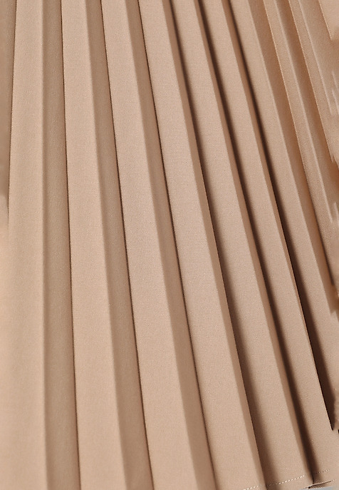LADIES’ PLEATED SOLEIL SKIRT  - BARINALIA BEIGE 2