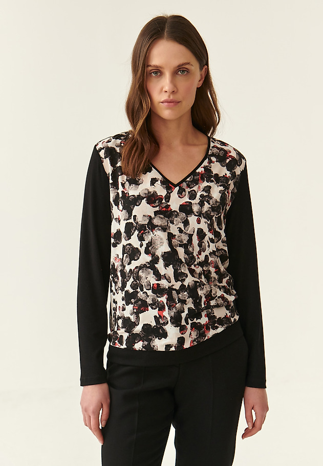LADIES' BLOUSE WITH PRINTED FRONT DANEKA LADIES' BLOUSE WITH PRINTED FRONT DANEKA MULTICOLOR 3
