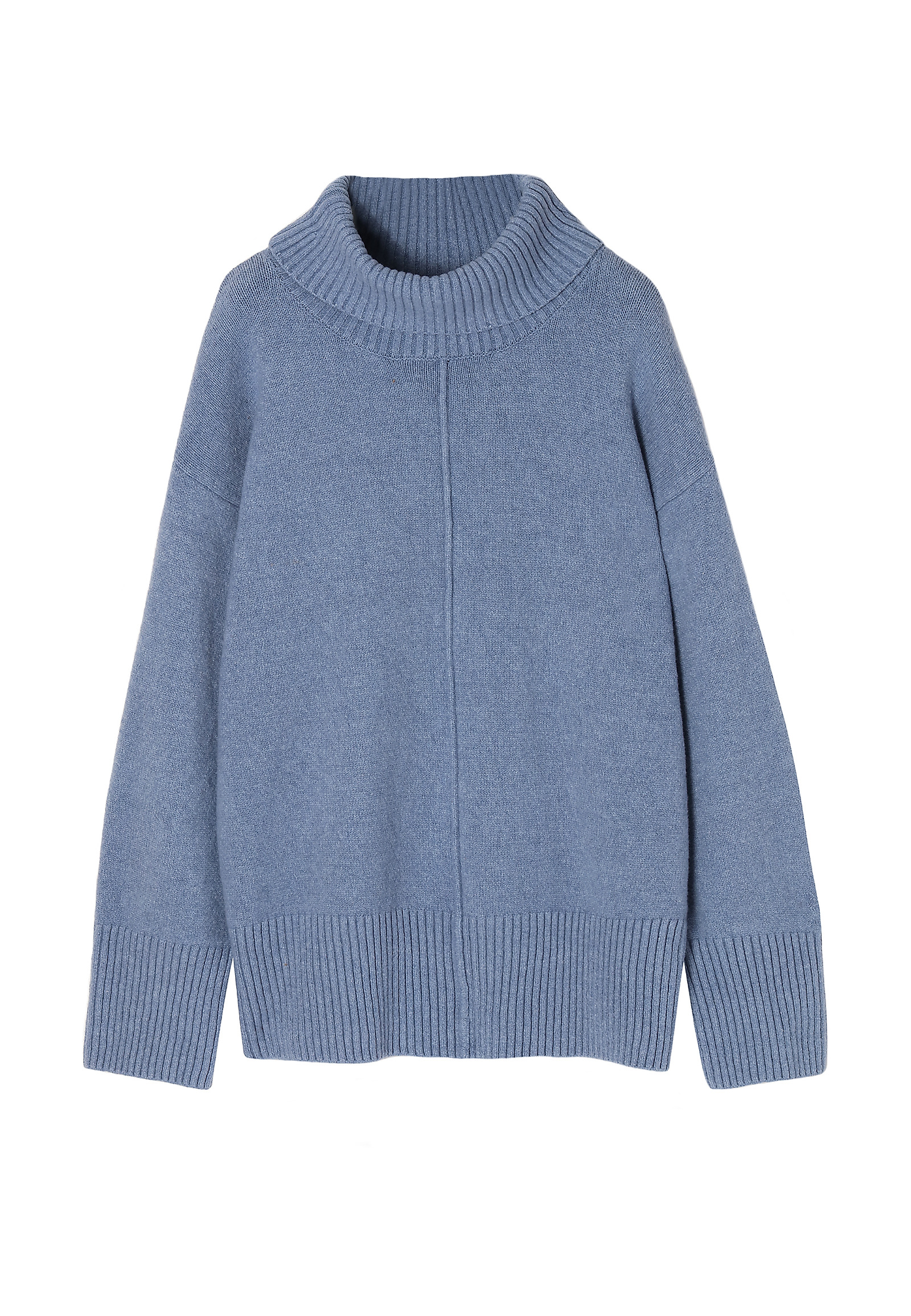 DAMSKI SWETER Z GOLFEM VELA DAMSKI SWETER Z GOLFEM VELA NIEBIESKI 81754