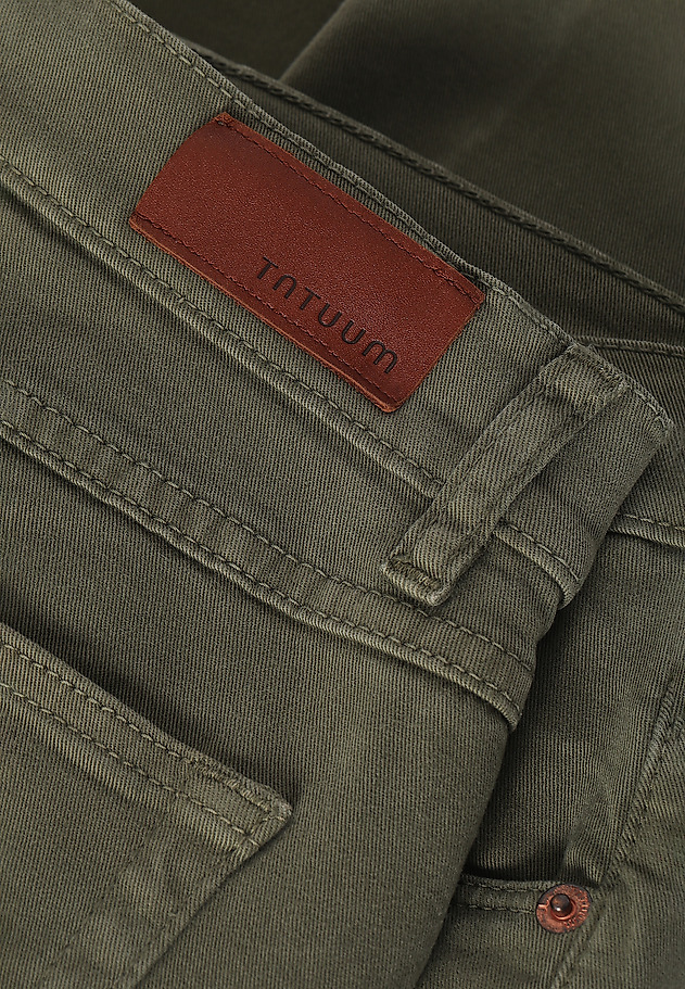 SPODNIE DAMSKIE DENIMOWE DEZIRA SPODNIE DAMSKIE DENIMOWE DEZIRA KHAKI 6