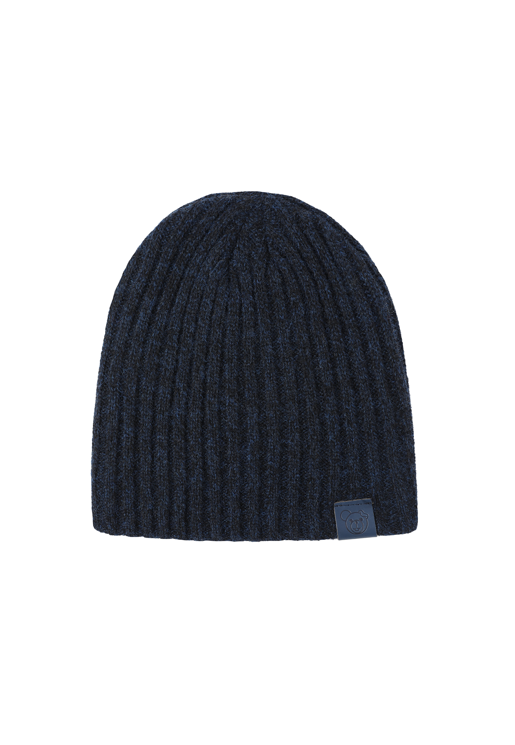 DZIANINOWA CZAPKA MĘSKA — PETRI GRANATOWY 2