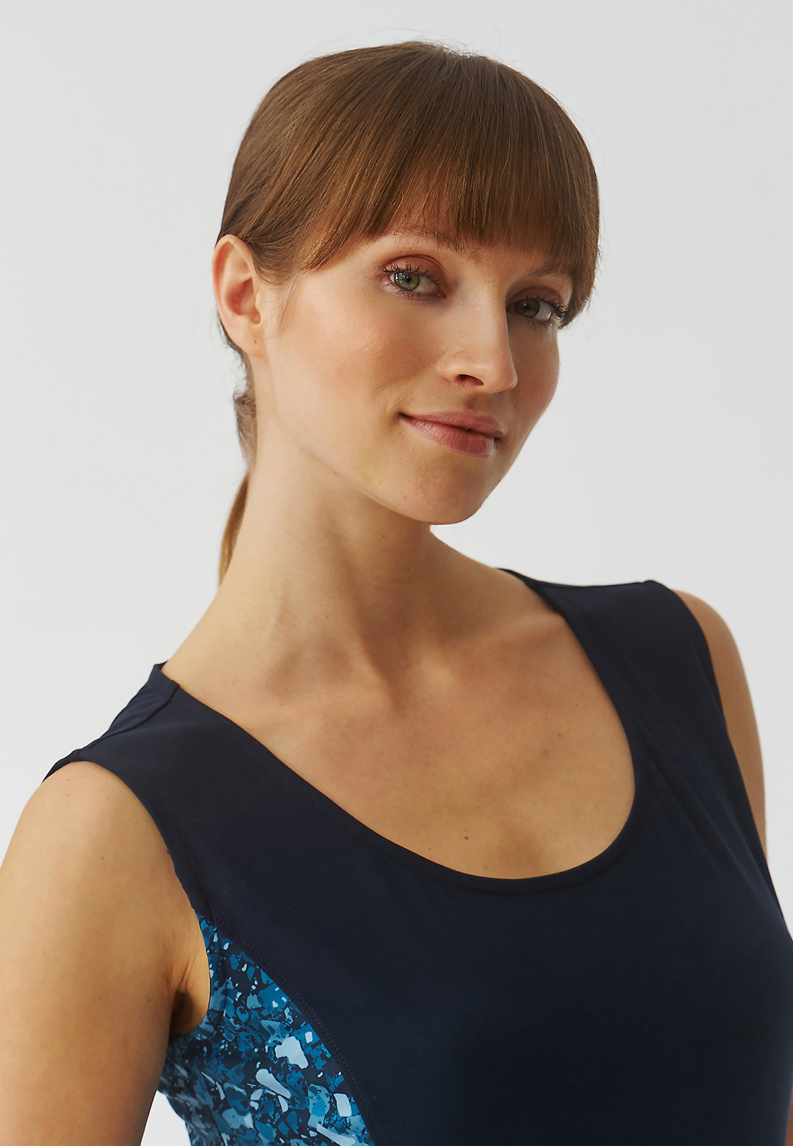 ŠPORTNA BLUZA BREZ ROKAVOV - SILVIA ŠPORTNA BLUZA BREZ ROKAVOV - SILVIA TEMNO MODRA 95375