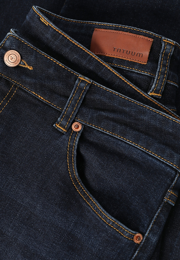 DENIM FLARE TROUSERS - RIFONO 1 DENIM FLARE TROUSERS - RIFONO 1 BLUE 2