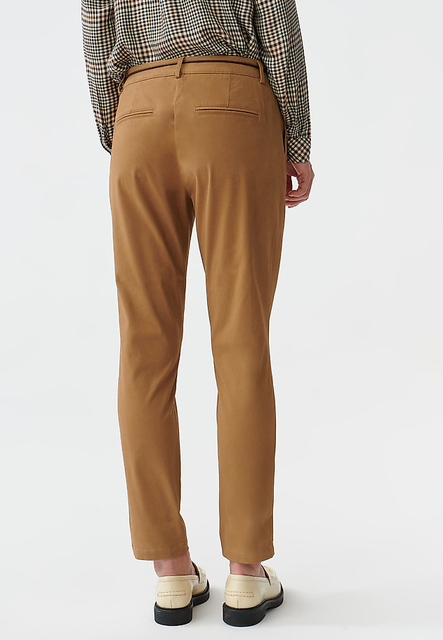 LADIES’ TROUSERS WITH TIED STRAP AMISO LADIES’ TROUSERS WITH TIED STRAP AMISO BEŻOWY 3