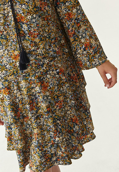 rochie textilă de damă SOFIA MULTICOLOR 2