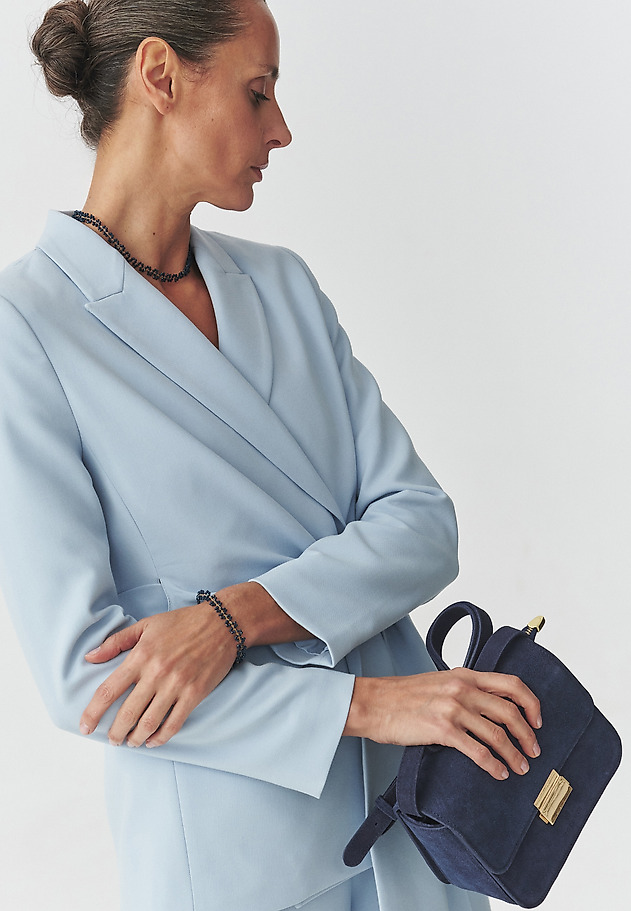 ZAMSZOWA TOREBKA — LUCI ZAMSZOWA TOREBKA — LUCI NIEBIESKI 2